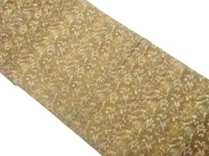 アンティーク　龍に唐花模様織り出し丸帯（材料）